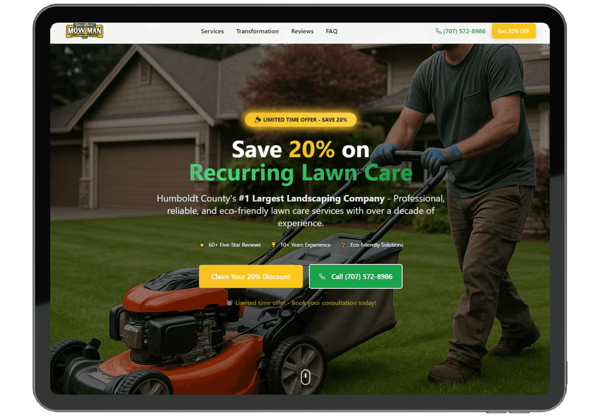 LeadFlux Website Design